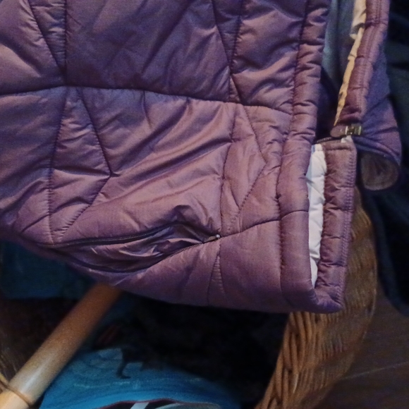 Mark's purple puffy vest (L) - Picture 2 of 3